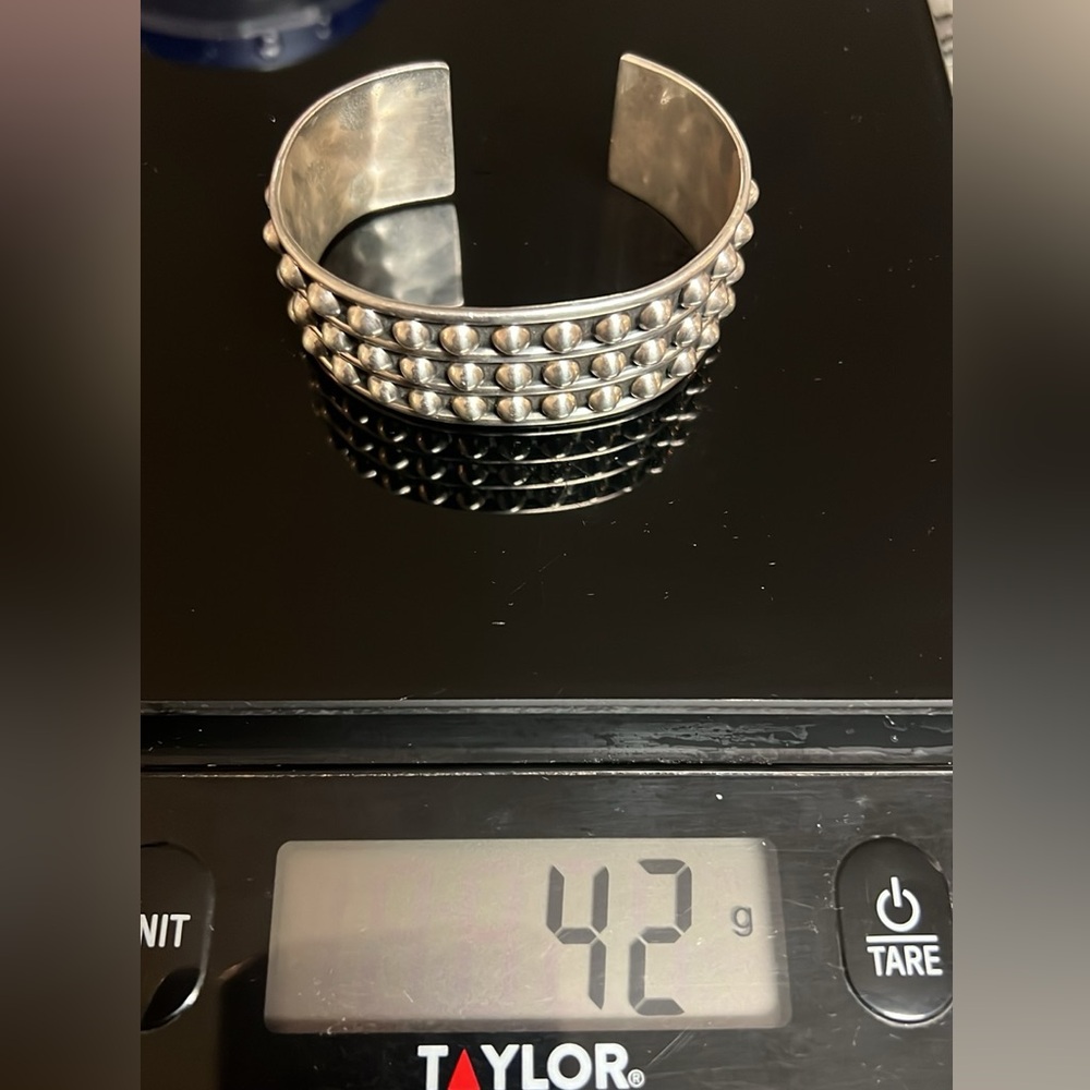 Vintage Sterling Silver cuff - Picture 5 of 6
